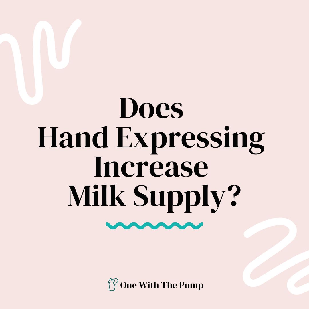 does hand expressing increase milk supply