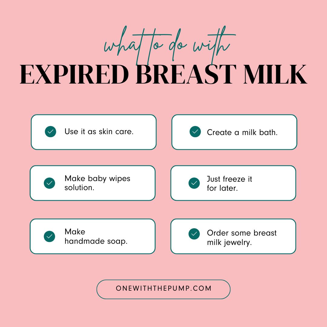 what to do with expired breast milk