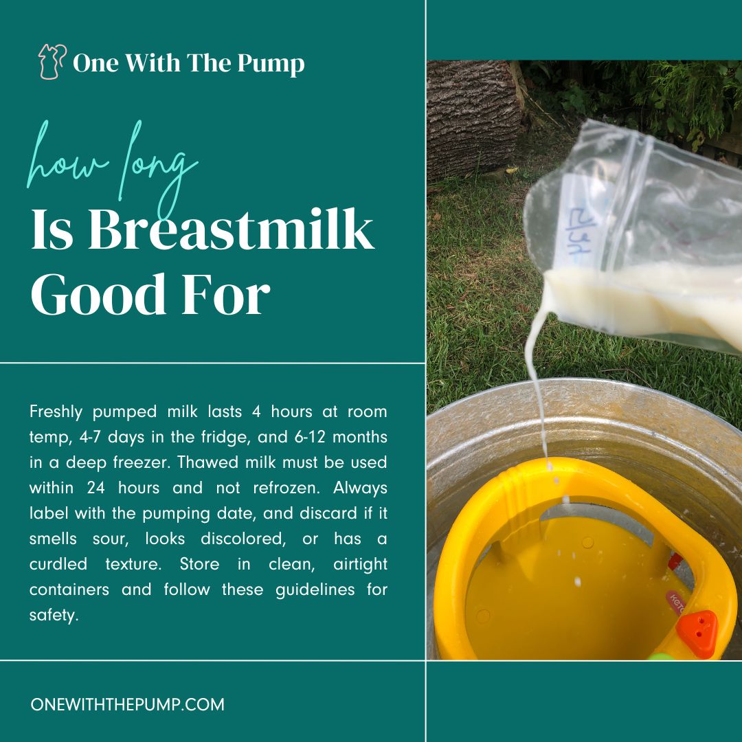 how long is breastmilk good for